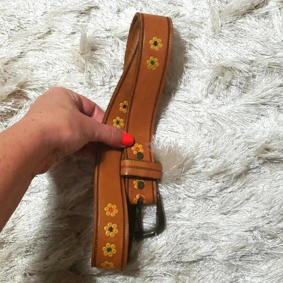 LEATHER Belt size S length 37” main image 4